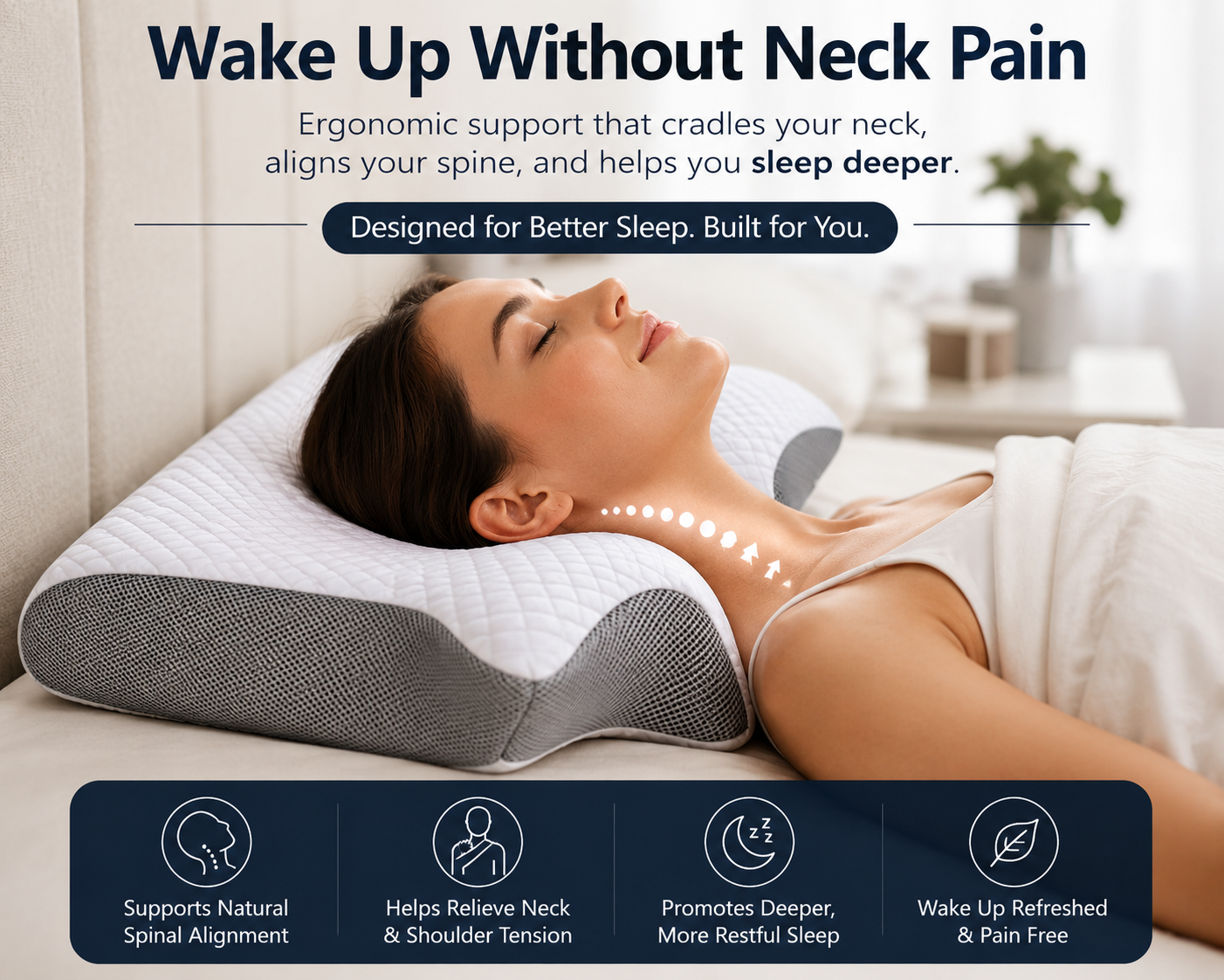 Nuvora™ Orthopedic Sleep Pillow