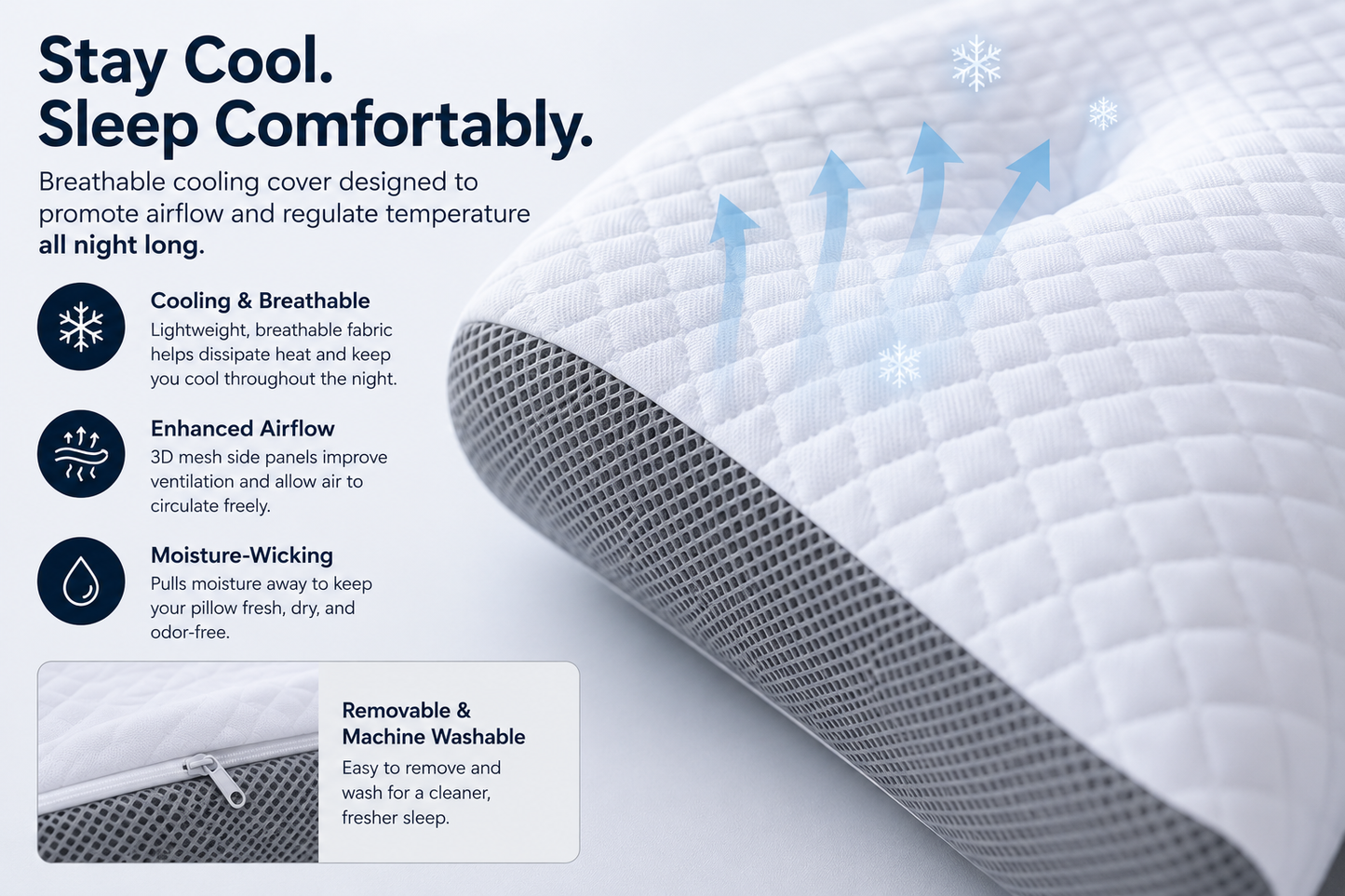 Nuvora™ Orthopedic Sleep Pillow