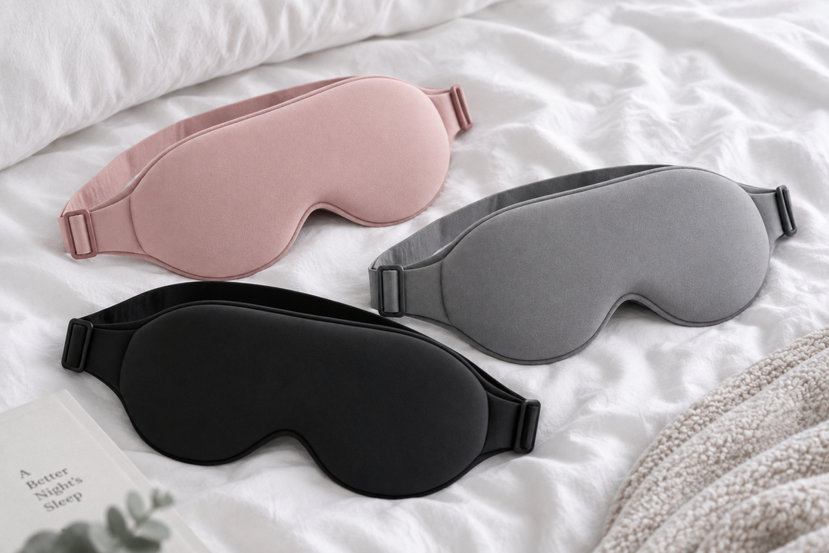 Nuvora™ CloudMask – 3D Contoured Sleep Mask